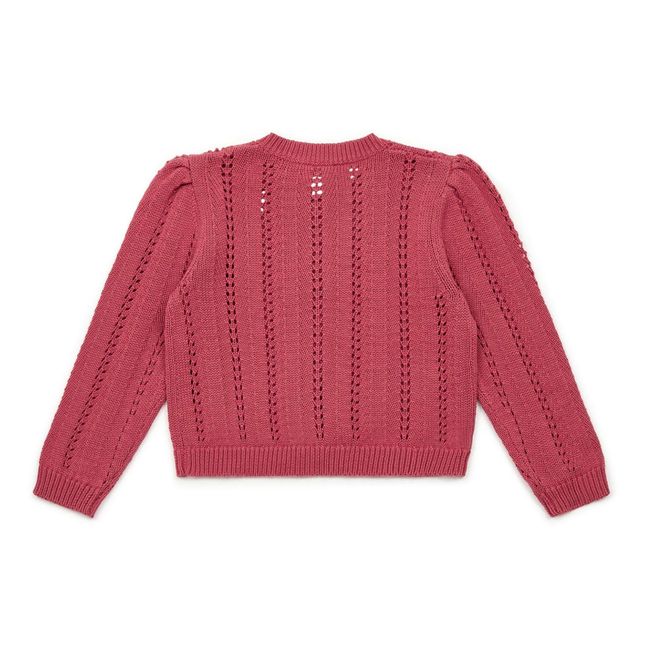 Strickjacke Ajour Tiffany | Rosa