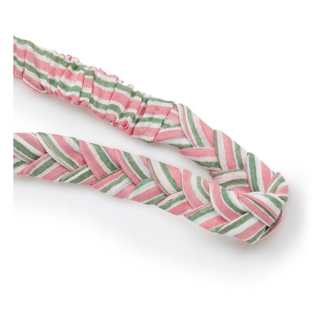 Striped Braided Headband | Seidenfarben
