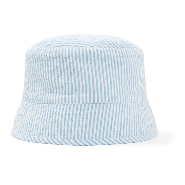 Seersuckerhut Ascot | Hellblau