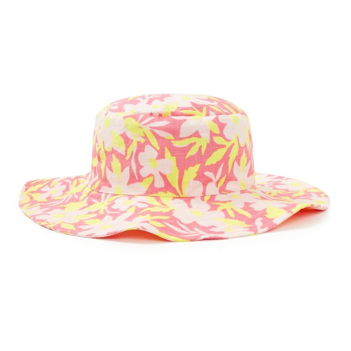 Sombrero floreado | Rosa- Imagen del producto n°0