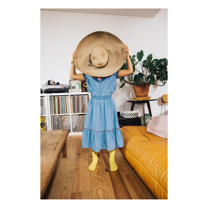 Robe Denim Nopnop | Bleu jean- Image produit n°2