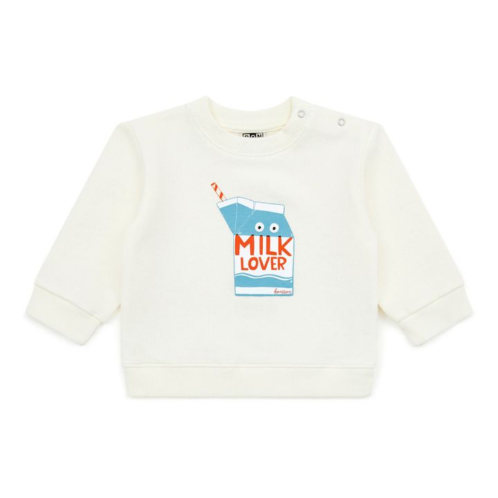 Sweatshirt aus Bio-Baumwolle Milk | Seidenfarben- Produktbild Nr. 3
