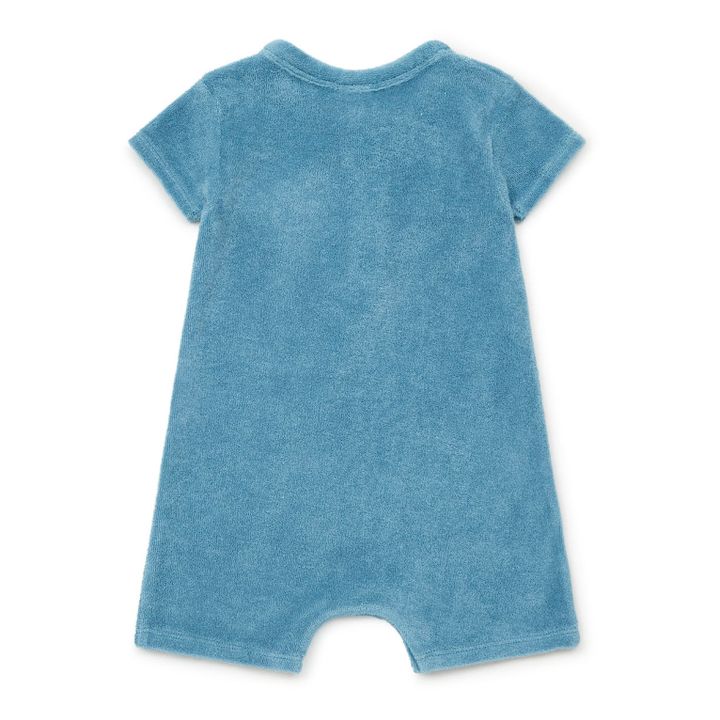 Organic Cotton Terry Jumpsuit | Blau- Produktbild Nr. 2