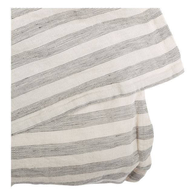 Housse de couette Sandhills en lin | Blanc cassé