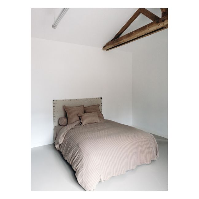 Housse de couette Sandhills en lin | Brun roux