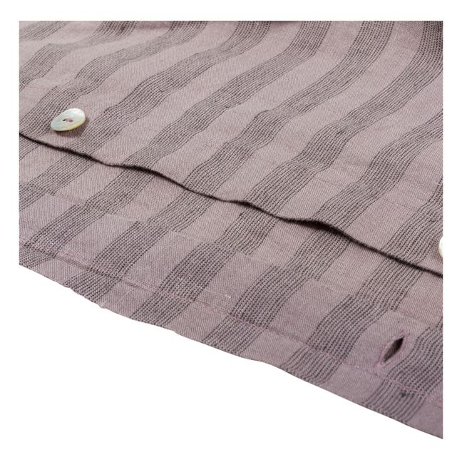 Housse de couette Sandhills en lin | Violet