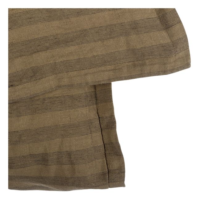 Sandhills Linen Duvet Cover | Braun