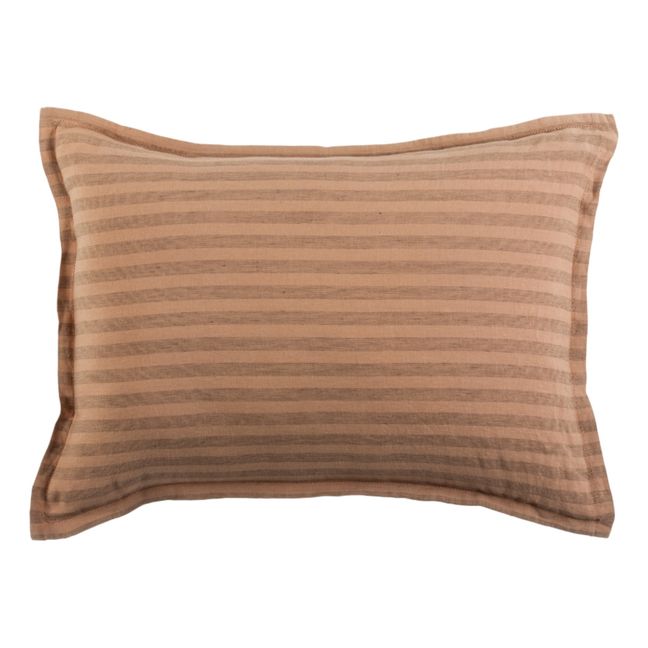 Sandhills Linen Pillowcase | Marrón Rojizo