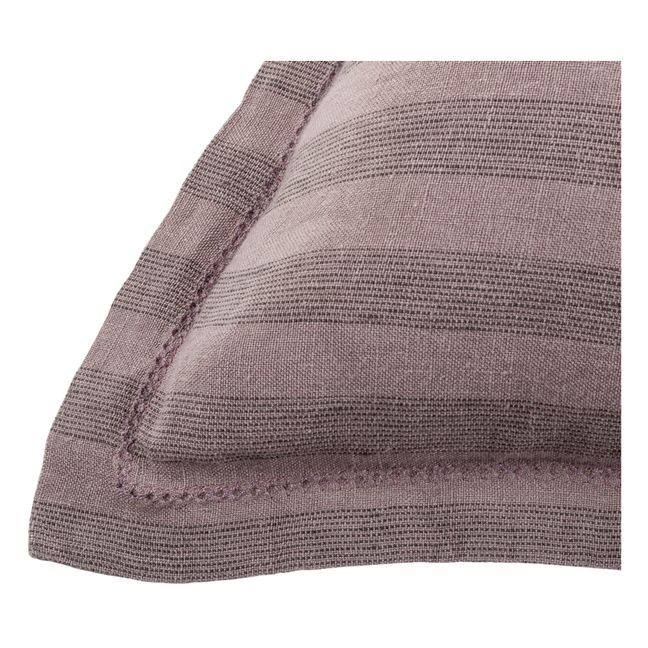 Taie d'oreiller Sandhills en lin | Violet
