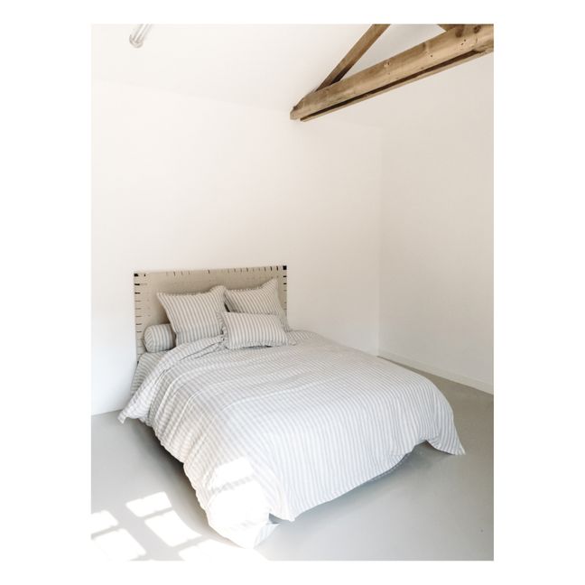 Housse de coussin Sandhills volantée | Blanc cassé