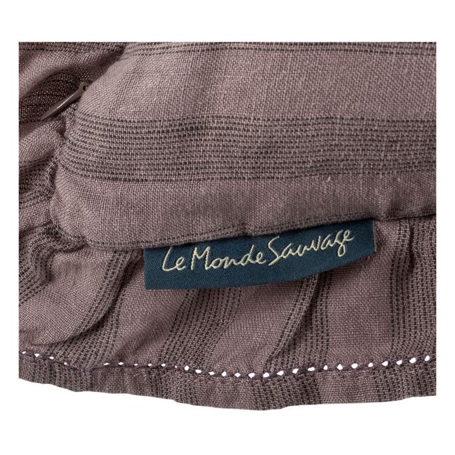Housse de coussin Sandhills volantée | Violet