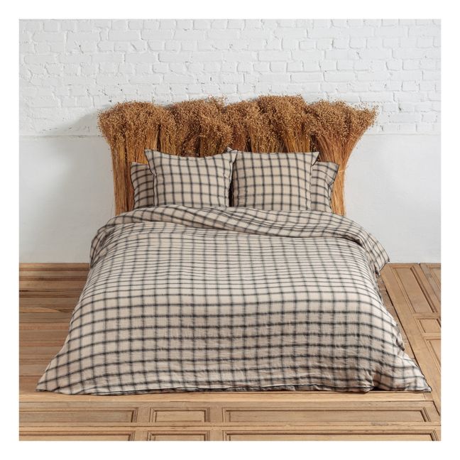 Highlands Washed Linen Pillowcase | Beige rosé