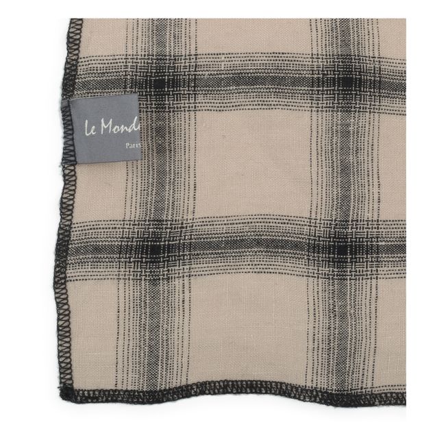Highlands Washed Linen Pillowcase | Beige rosado