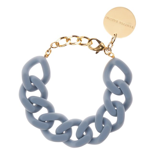 Bracelet Flat Chain | Bleu