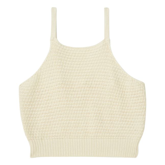Top à Bretelles Maille | Ecru