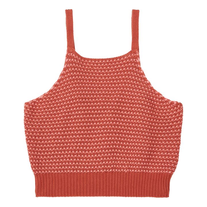 Knit Tank Top | Pink- Product image n°0
