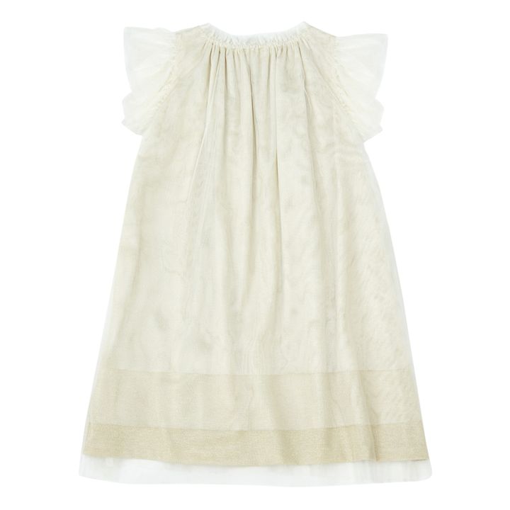 Sparkly Tulle Dress | Beige- Product image n°2