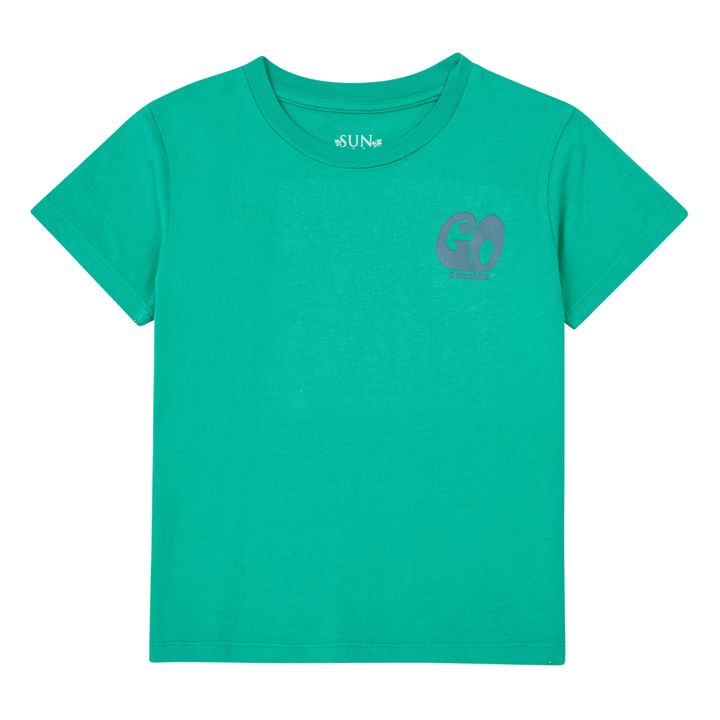 T-shirt kurzärmelig Roll On | Mintgrün- Produktbild Nr. 0