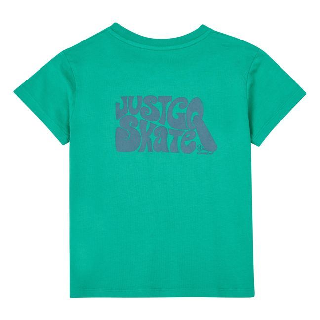 Camiseta de manga corta Roll On | Verde Menta
