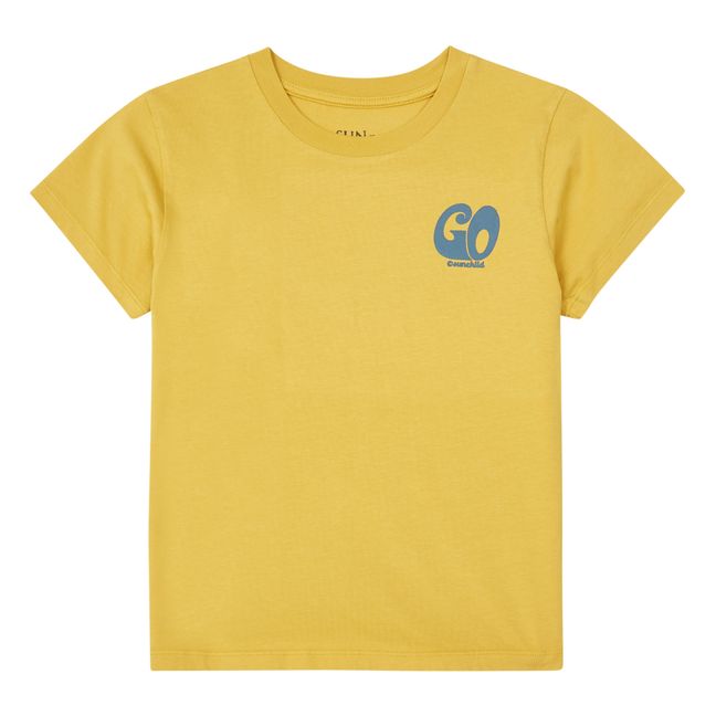 T-shirt kurzärmelig Roll On | Gelb