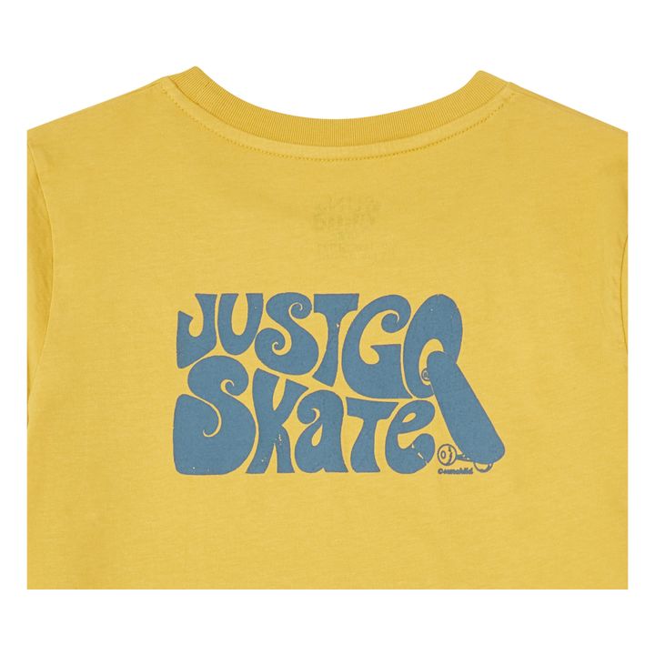 T-shirt kurzärmelig Roll On | Gelb- Produktbild Nr. 1