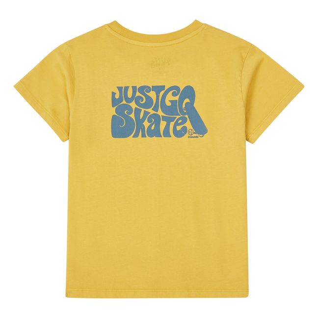 Camiseta de manga corta Roll On | Amarillo