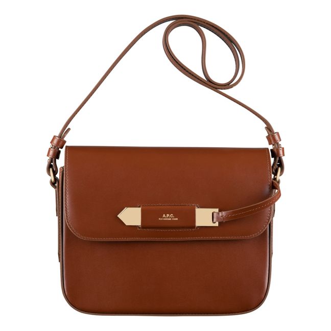 Sac Charlotte Small Cuir Lisse | Noisette