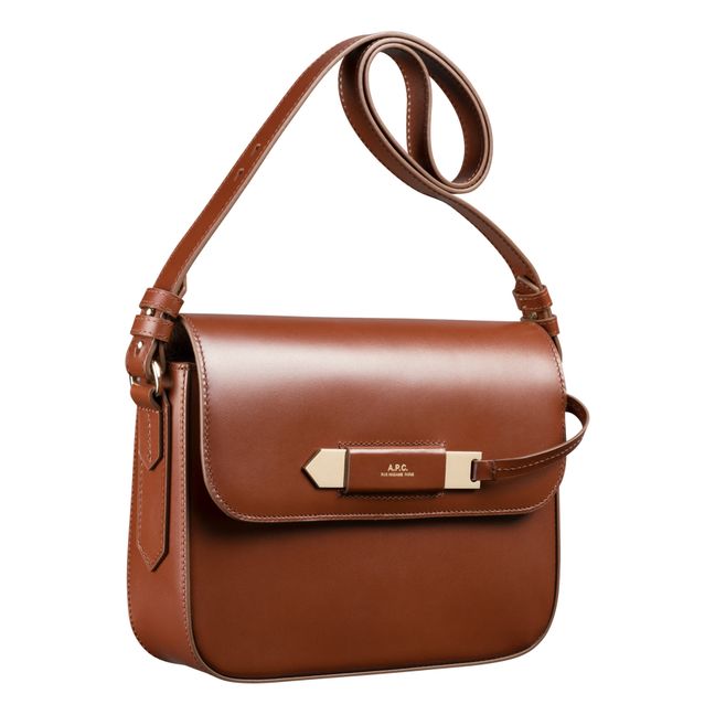 Sac Charlotte Small Cuir Lisse | Noisette