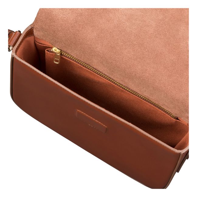 Charlotte Smooth Leather Bag - Small | Avellana
