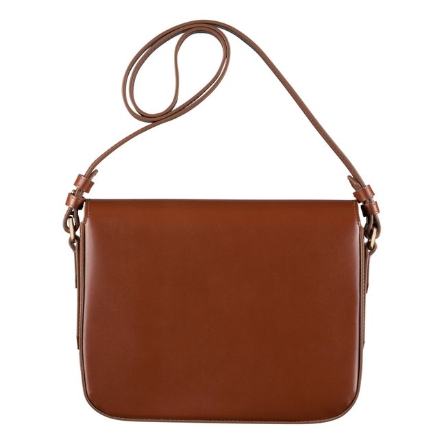 Sac Charlotte Small Cuir Lisse | Noisette