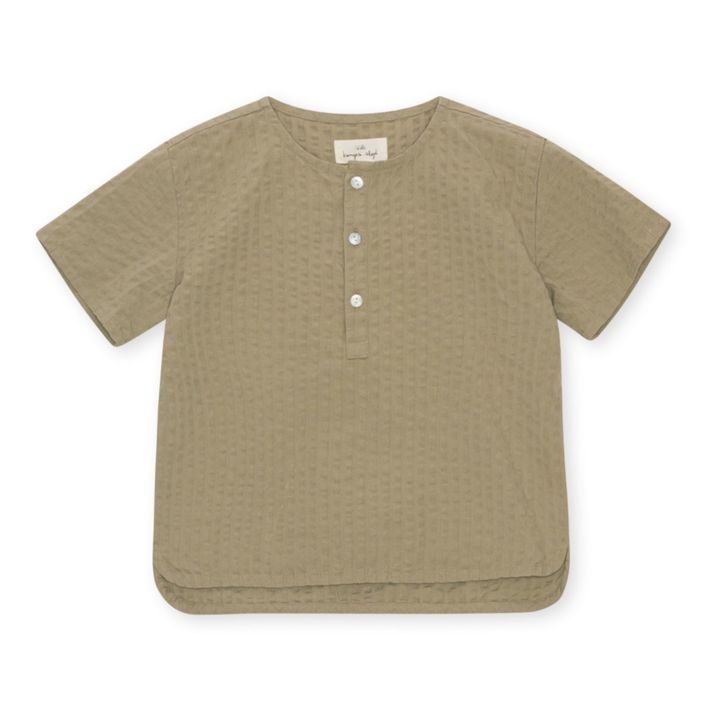 Ace Organic Cotton Shirt | Beige- Imagen del producto n°0