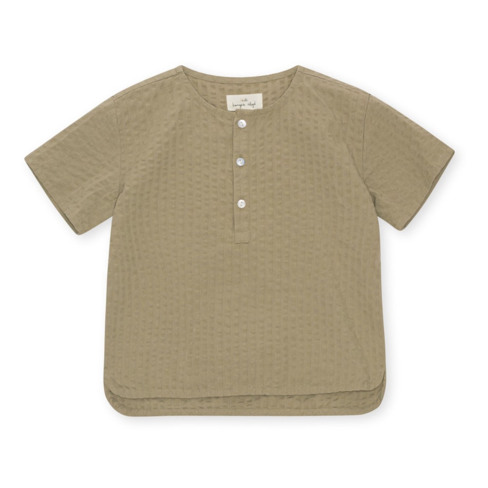 Konges Slojd - Chemise Ace Coton Bio - Beige | Smallable