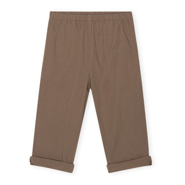 Pantaloni Fargo in cotone organico | Marrone