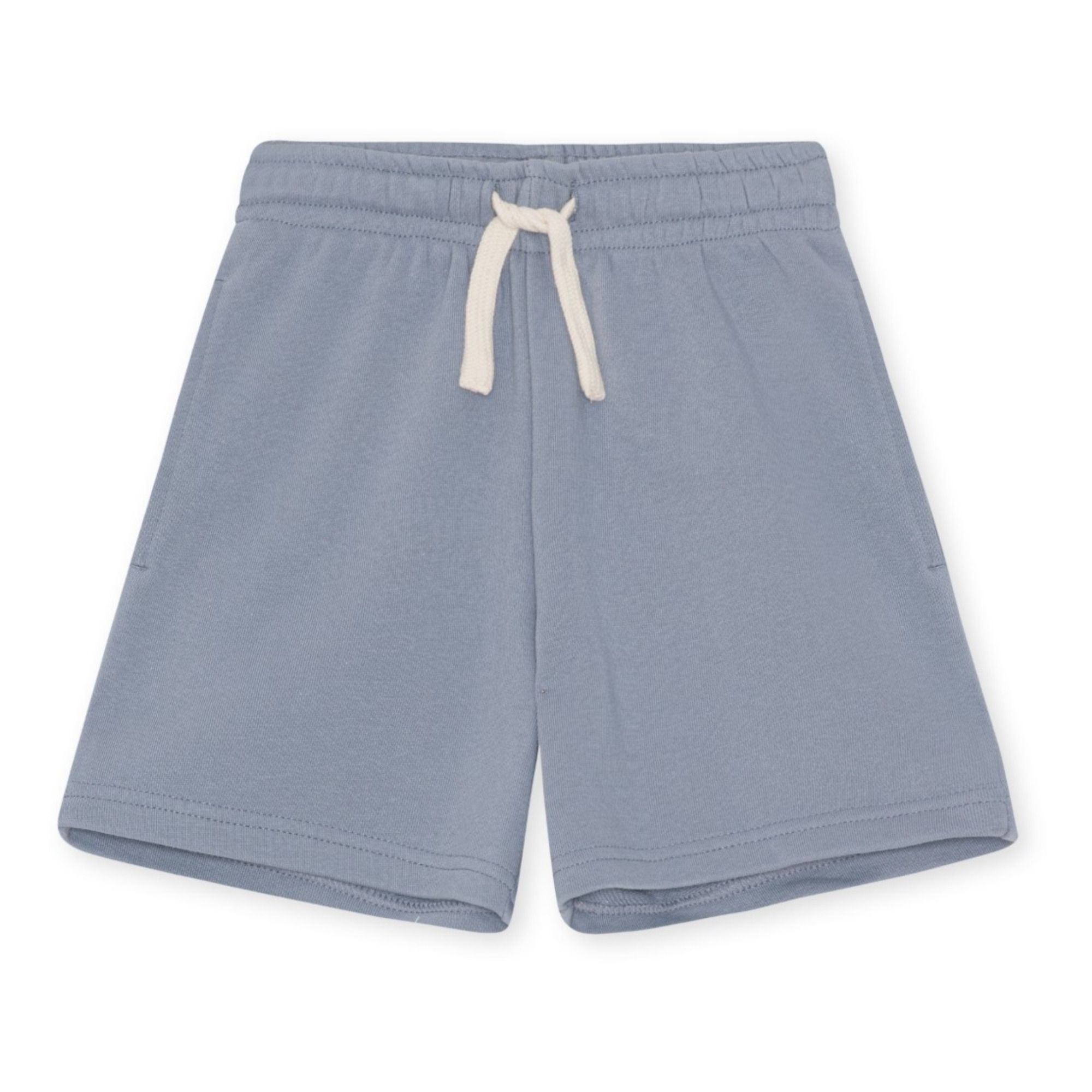 Konges Sløjd - Lou Organic Cotton Long Shorts - Grey blue | Smallable
