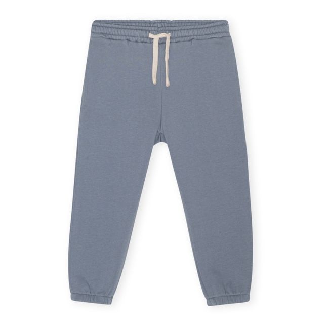Jogger de algodón orgánico | Azul Gris