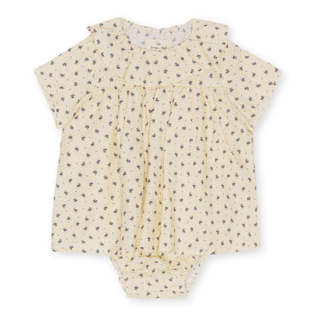 Barboteuse Bitsy Coton Bio | Ecru