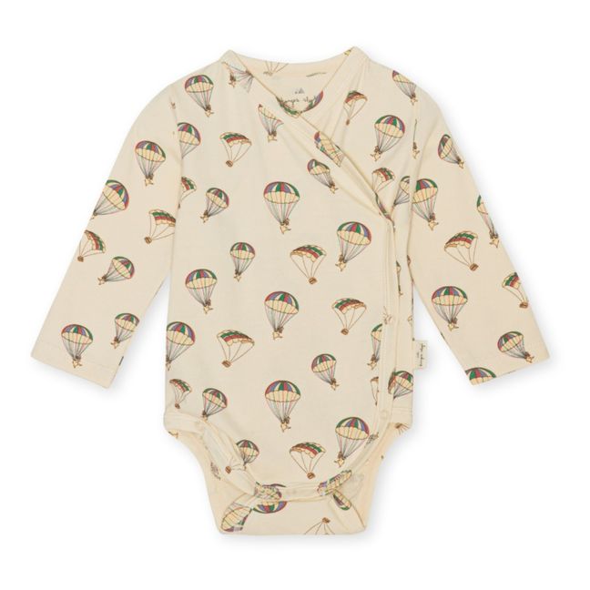 Body nascita in cotone organico | Beige