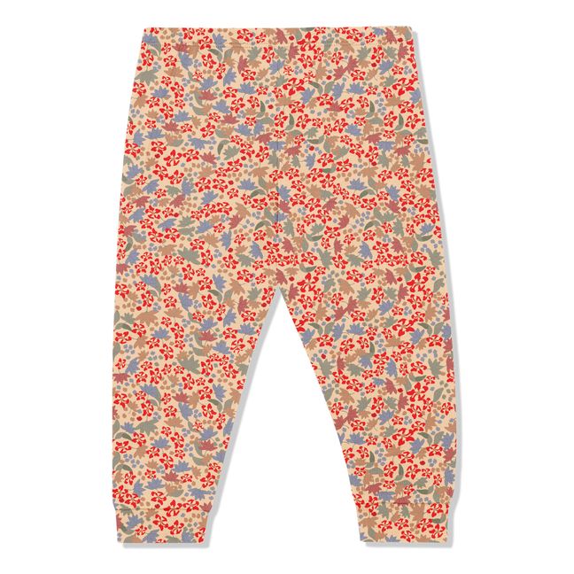 Leggings con stampa in cotone organico | Rosa