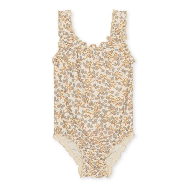 Recycled Polyester One-Piece Swimsuit | Beige