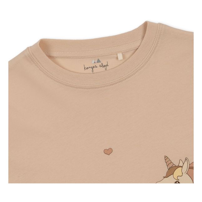T-shirt Famo Coton Bio | Rose pâle