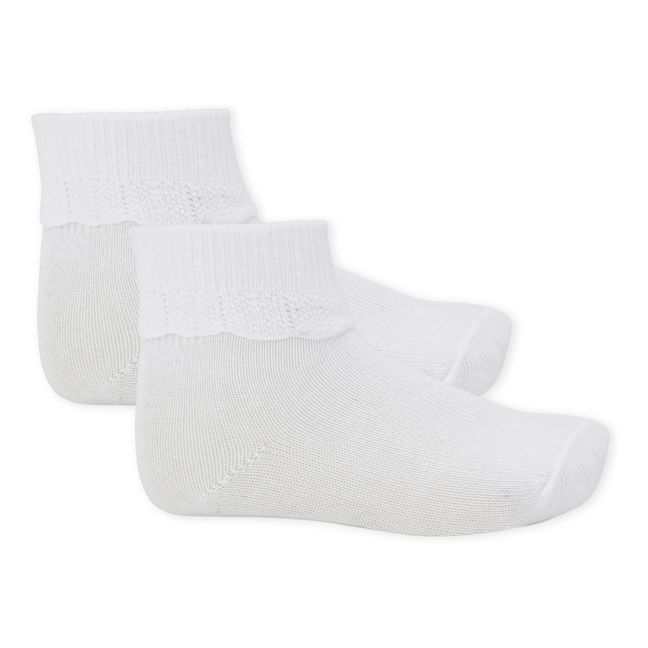 Lace Socks - Set of 2 | Ecru