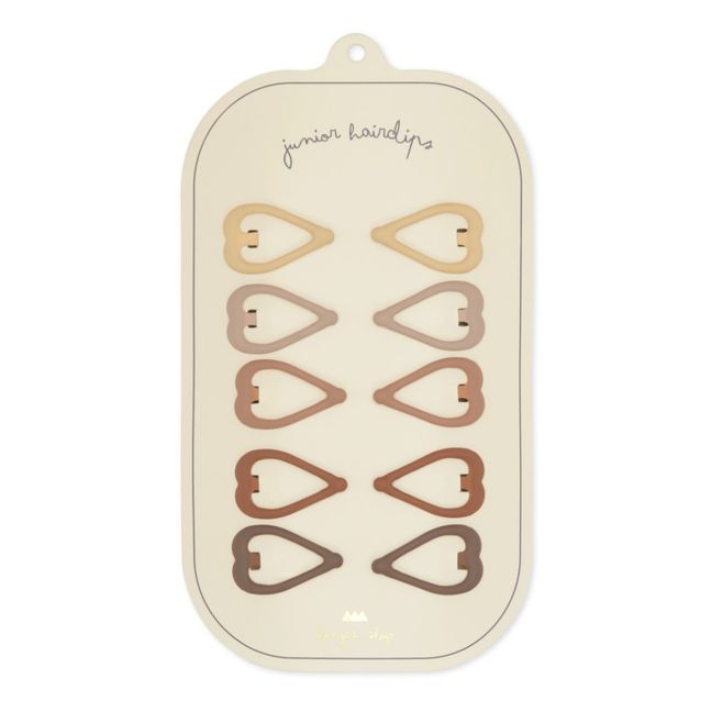Lot 10 Barrettes Cœurs | Pink