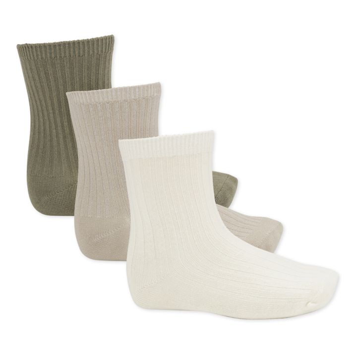 Lote de 3 pares de calcetines | Verde- Imagen del producto n°0