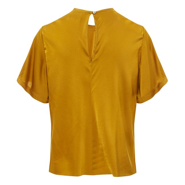 Top Satin de Soie | Ambre