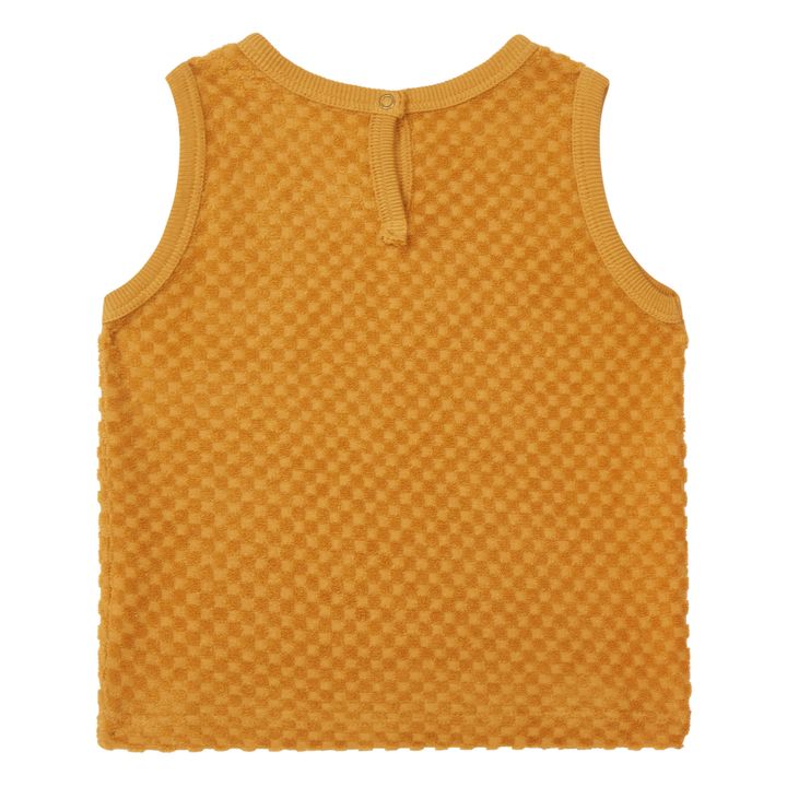 Terry Cloth Tank Top | Ochre- Product image n°1