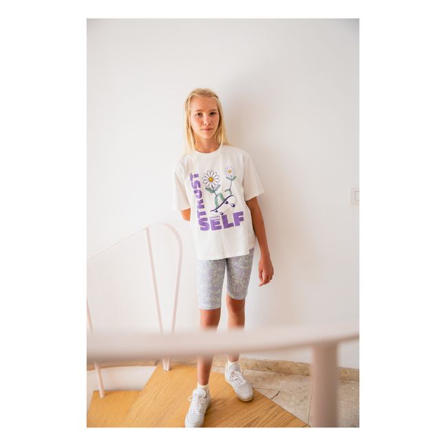 T-Shirt Ample Trust Self Coton Bio | Blanc cassé