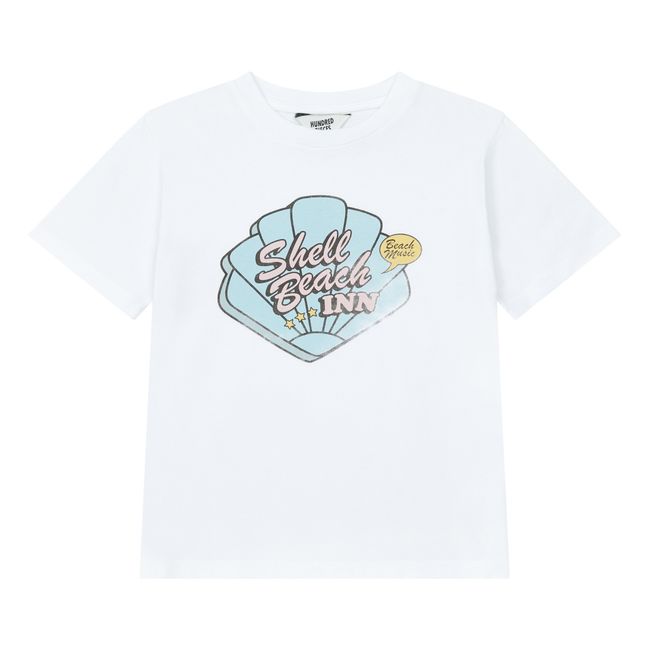 Organic Cotton Shell Inn T-Shirt  | White