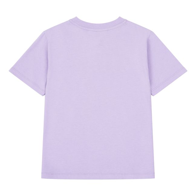 Organic Cotton Holiday Club Girl T-Shirt  | Lila