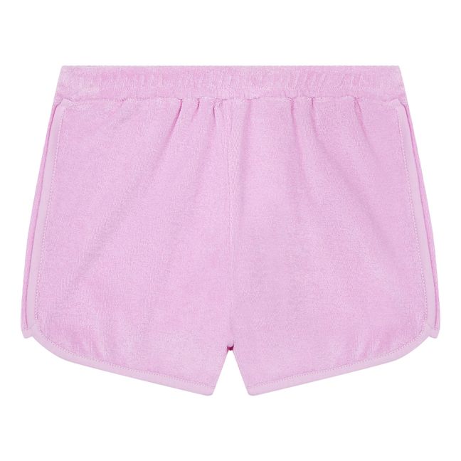 Organic Terry Cloth Shorts  | Pink