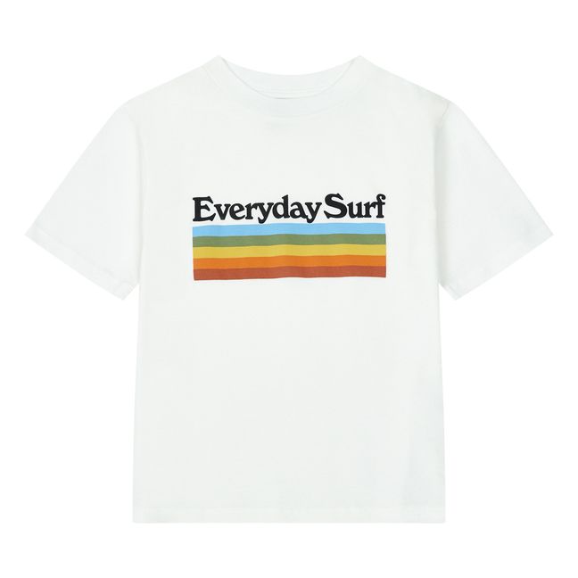 T-Shirt Everyday Surf Coton Bio | Blanc cassé